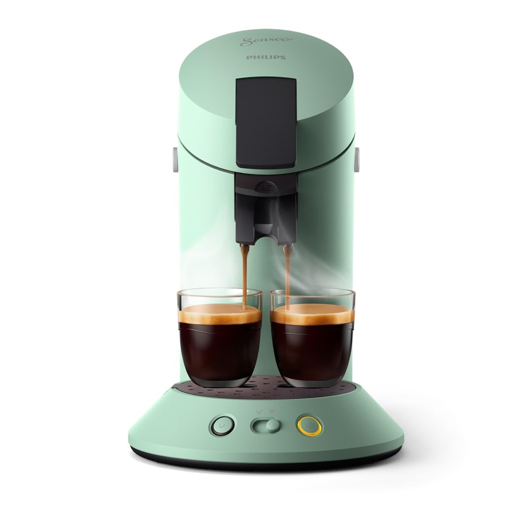 Philips SENSEO Original Plus Machine à café à dosettes, Vert Désert CSA210/80