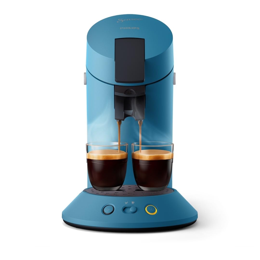 Philips SENSEO Original Plus Machine à café à dosettes, Bleu Paon CSA210/00