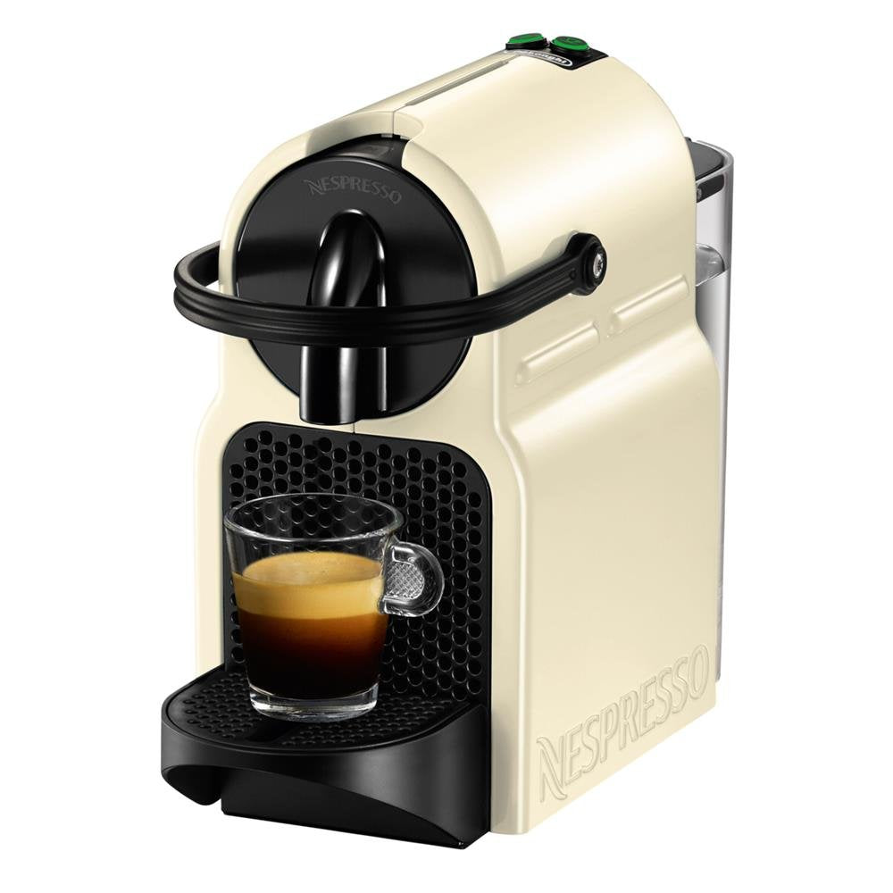 Nespresso Inissia Machine à café à capsules, Blanc Crème