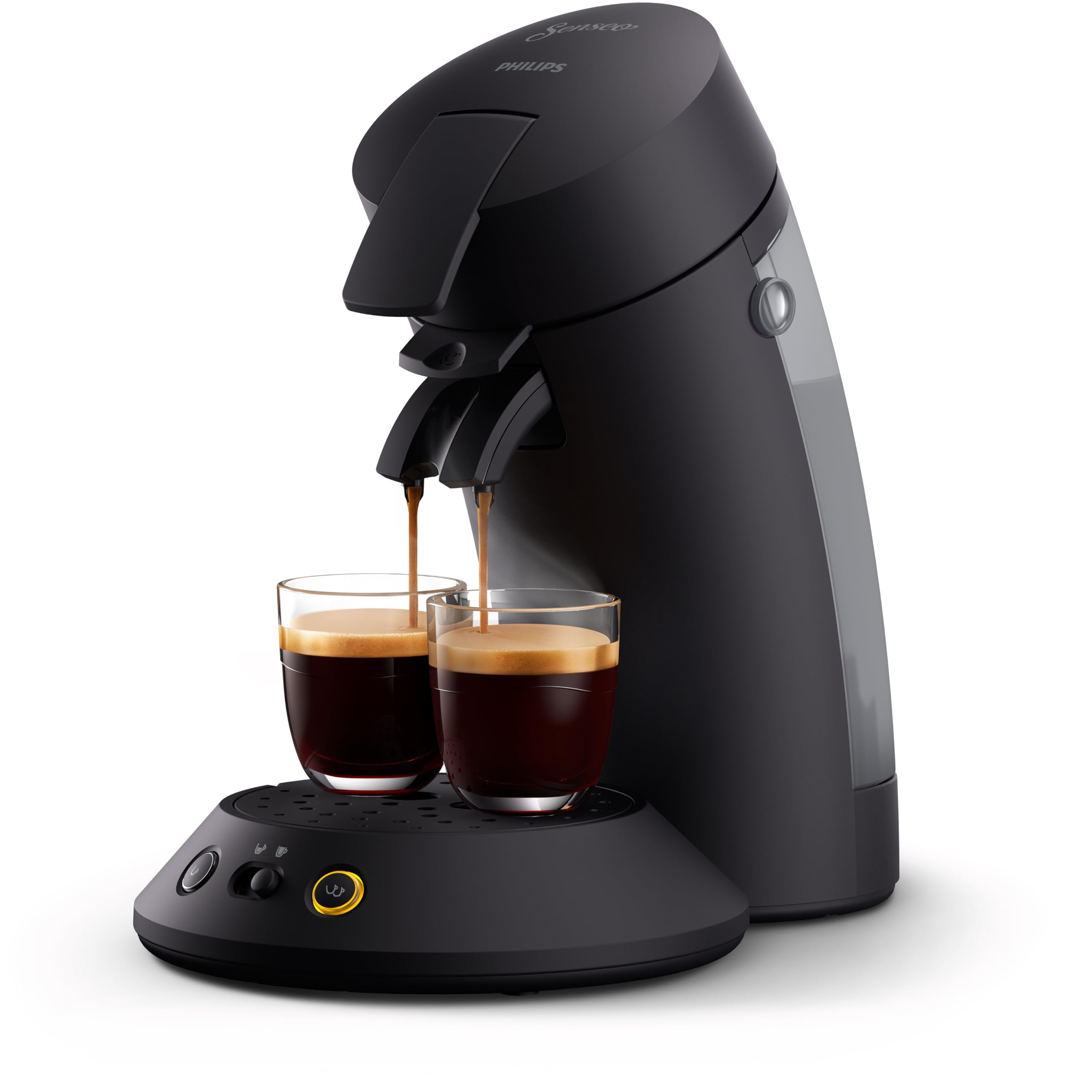 Philips SENSEO Original Plus Machine à café à dosettes, Noir Intense CSA210/61