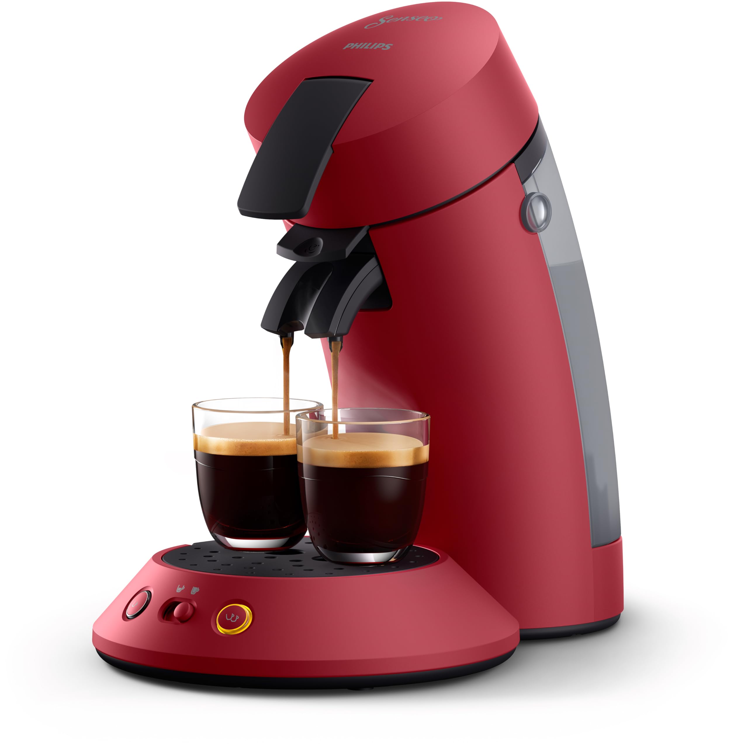 Philips SENSEO Original Plus Machine à café à dosettes, Rouge CSA210/91